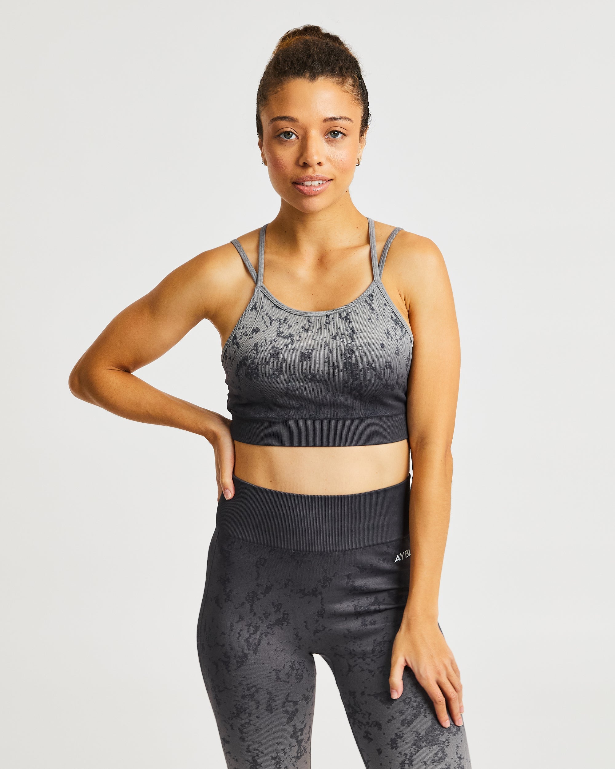 Flare Seamless Sports Bra - Grau