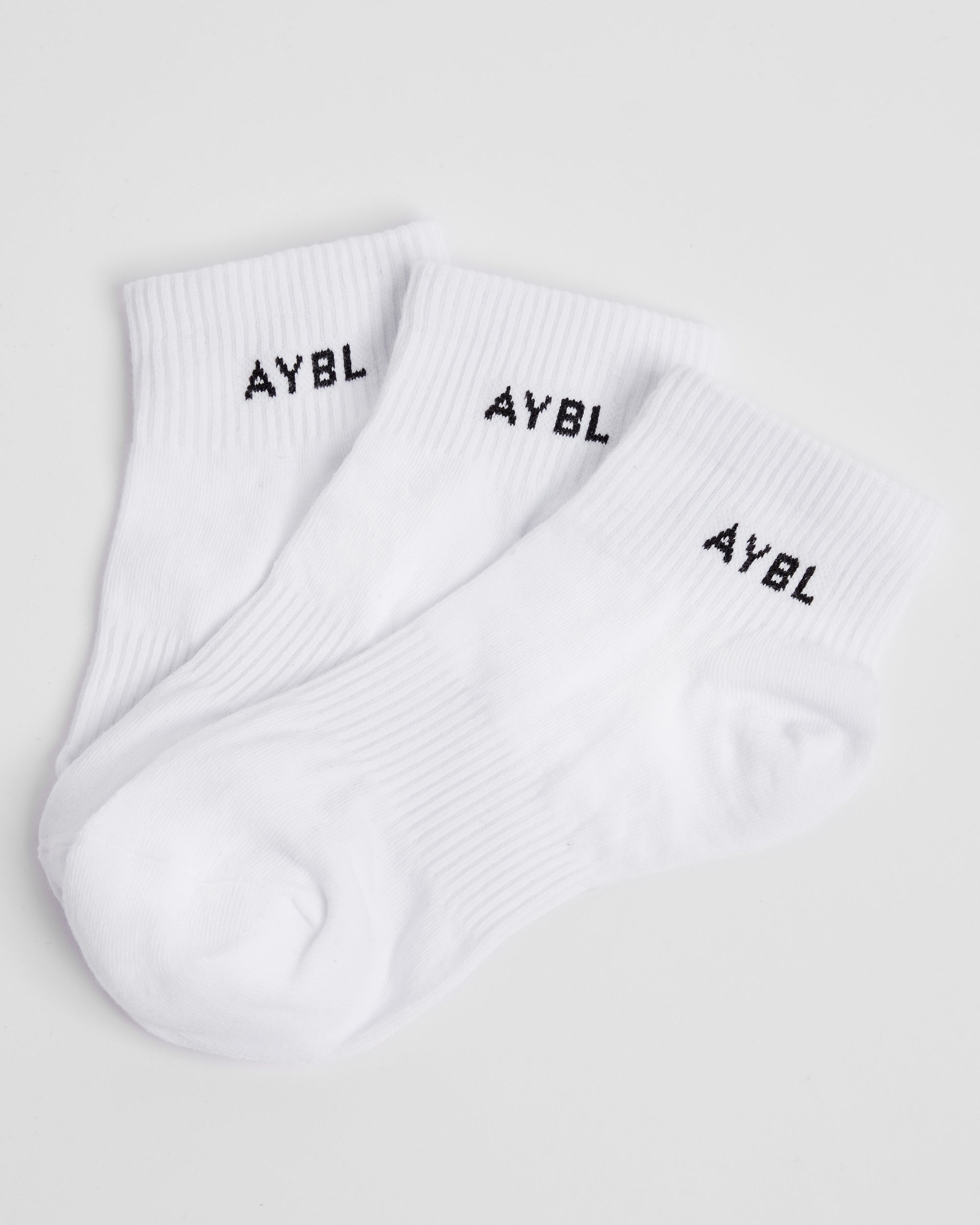 Everyday Ankle Socks (3 Pack) - Weiß