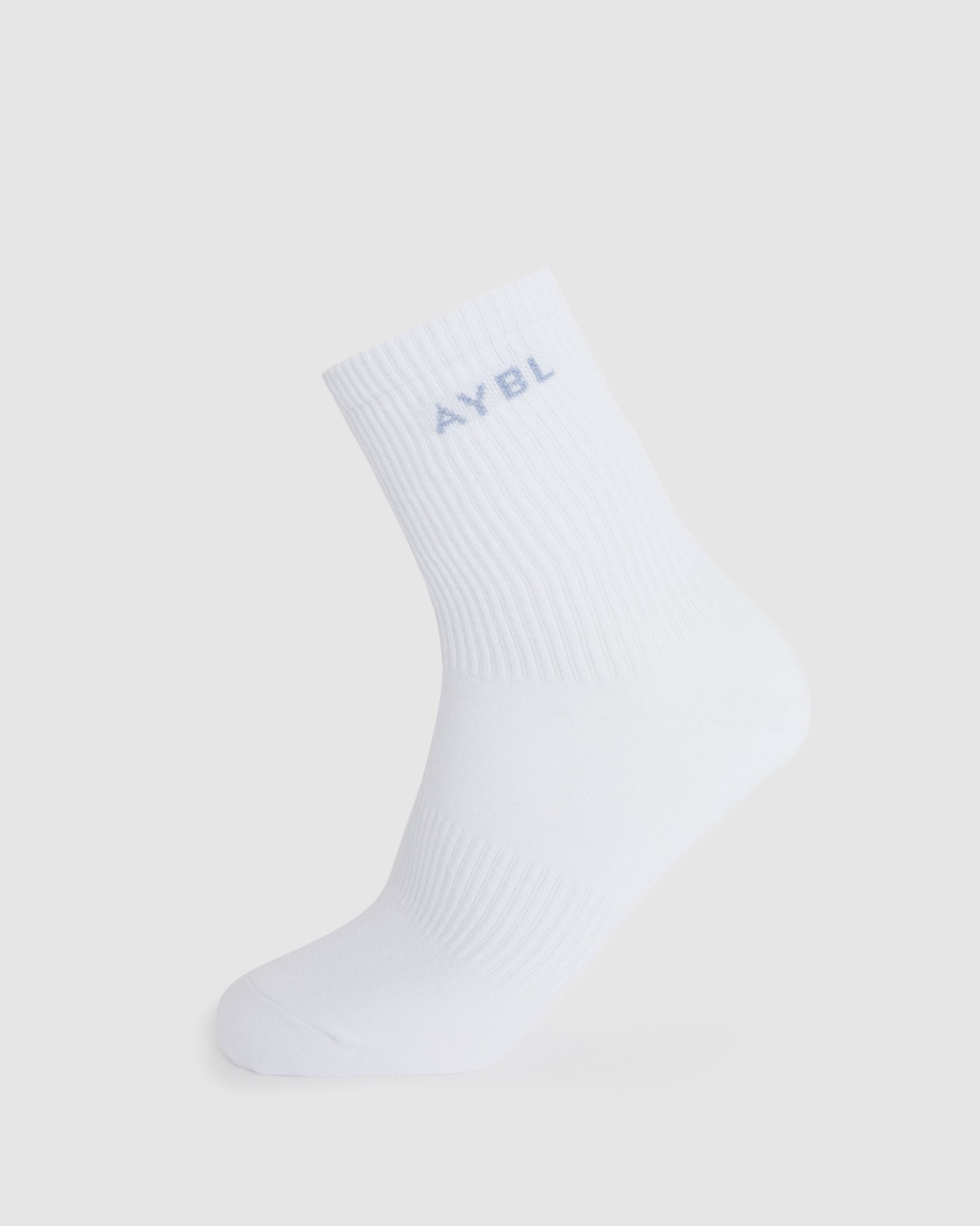 Everyday Crew Socks (3 Pack) - Slate Blau/Light Blau/Weiß