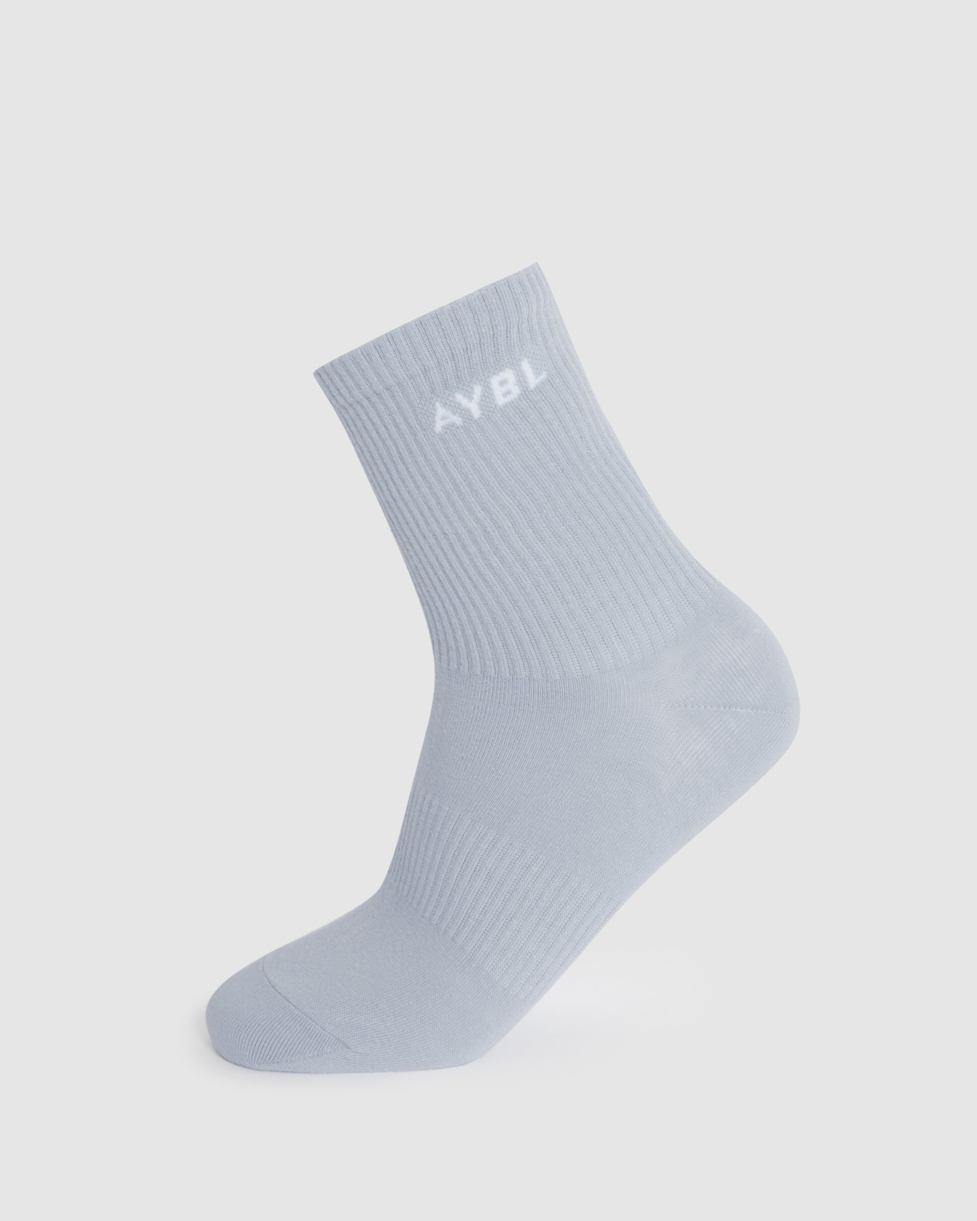 Everyday Crew Socks (3 Pack) - Slate Blau/Light Blau/Weiß