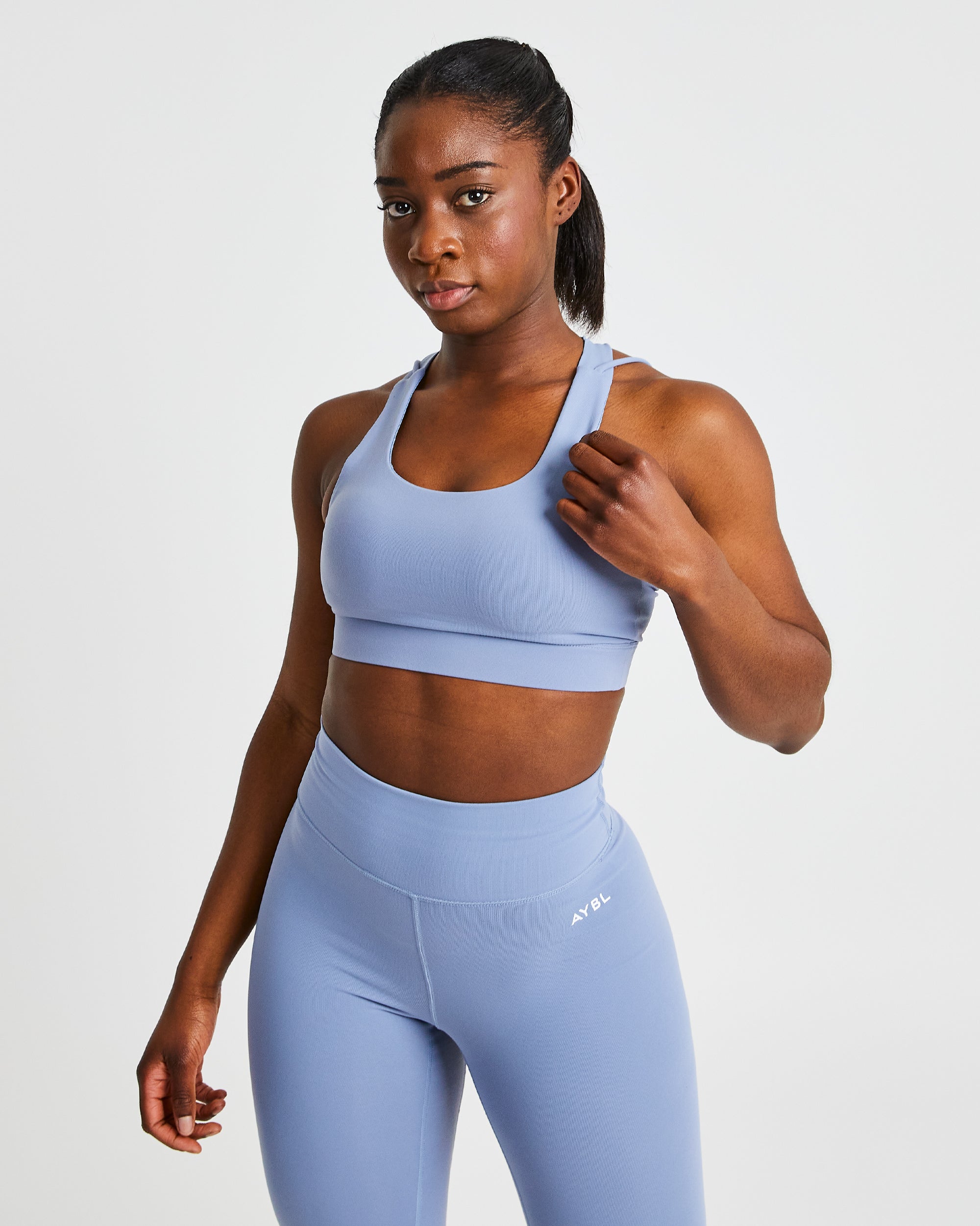 Core Sports Bra - Steel Blau