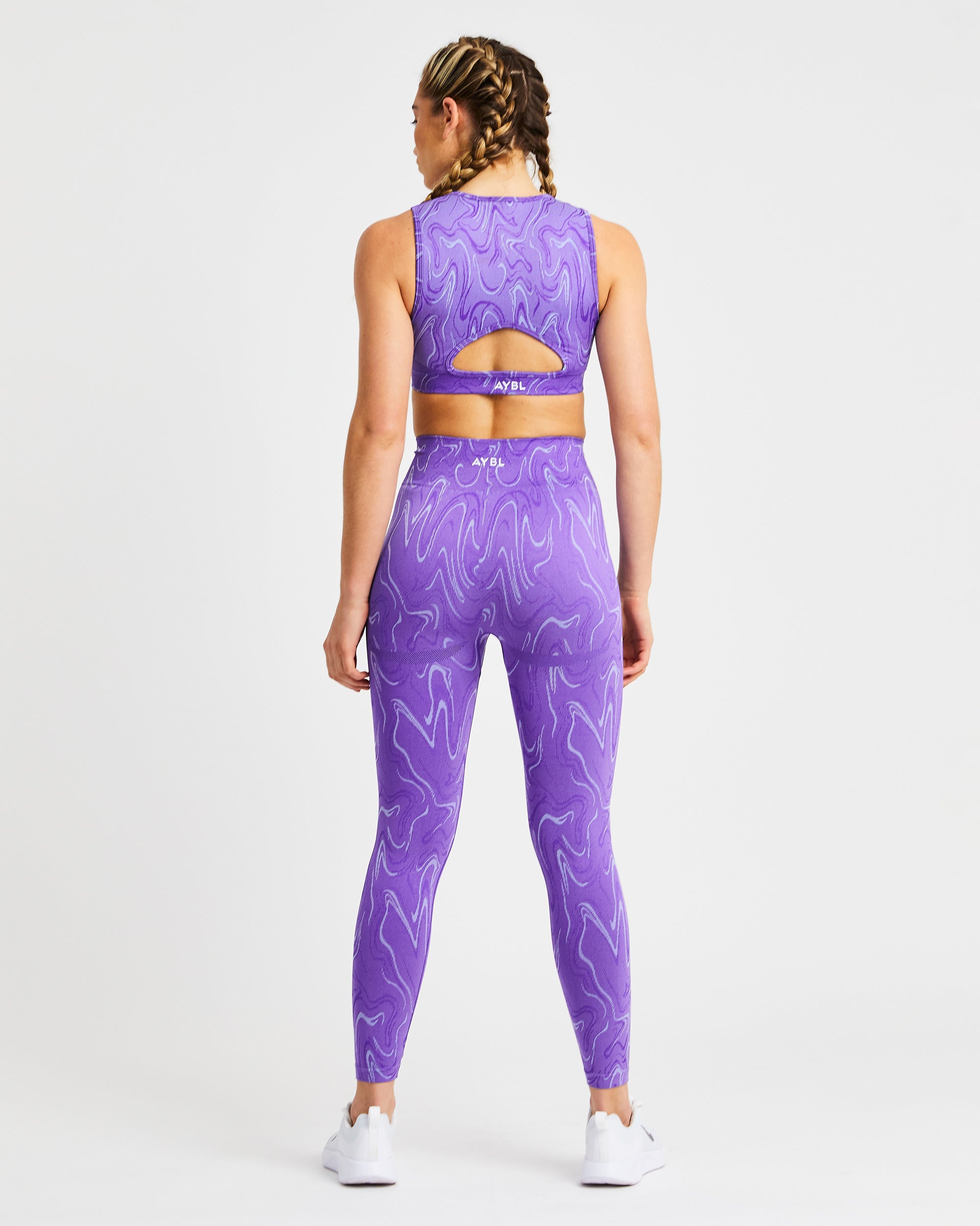 Velocity Seamless Crop Vest - Lila