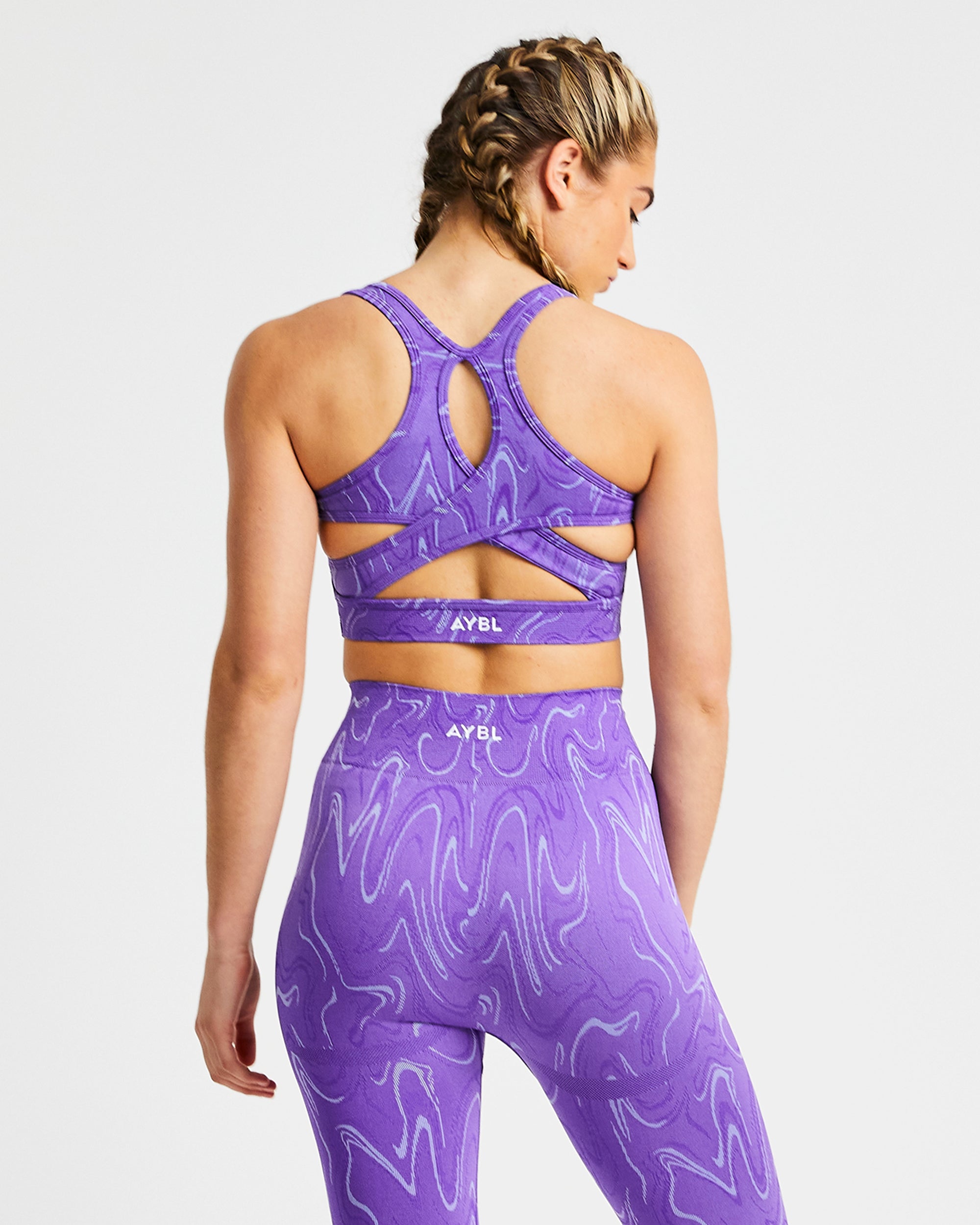 Velocity Seamless Sports Bra - Lila