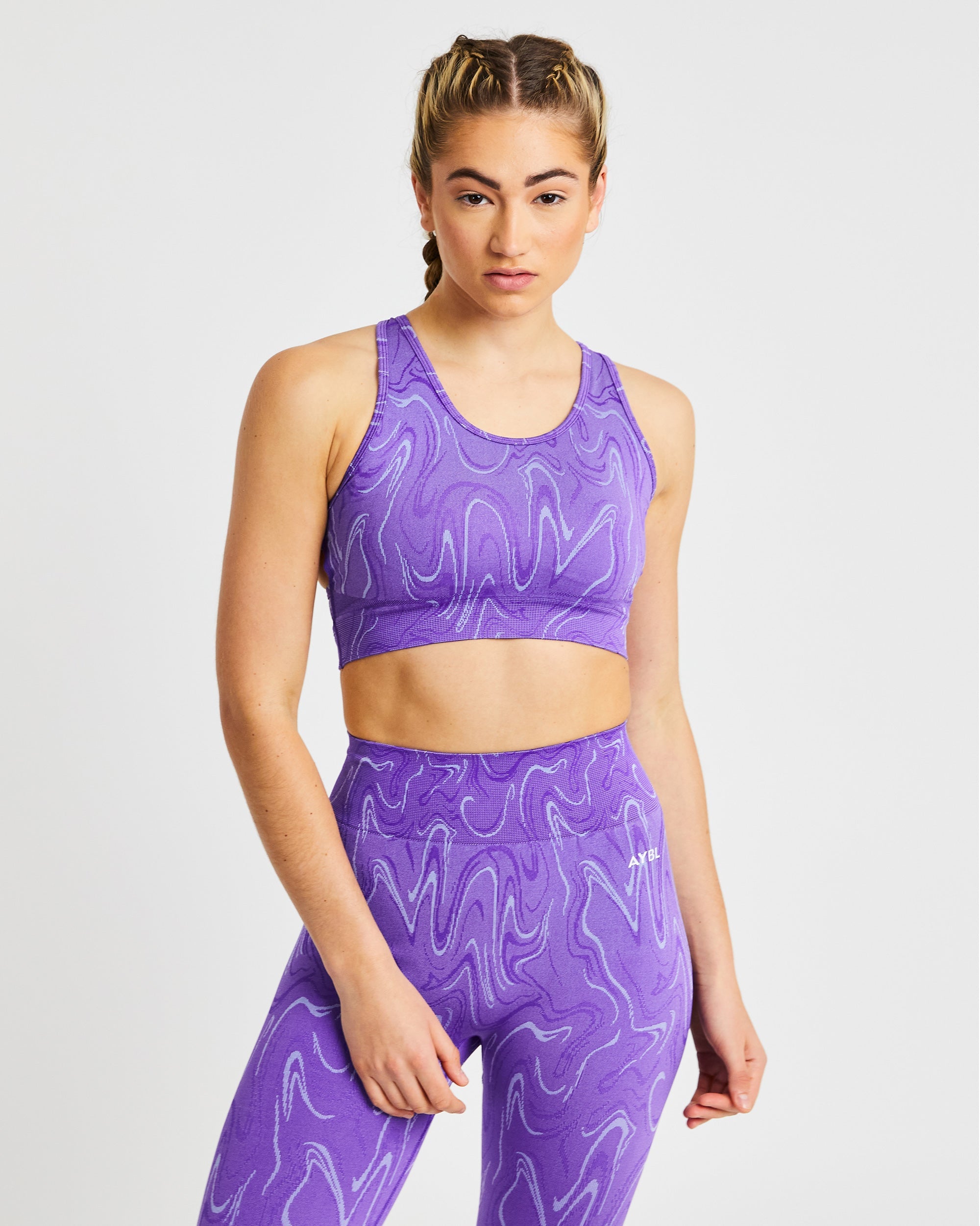 Velocity Seamless Sports Bra - Lila