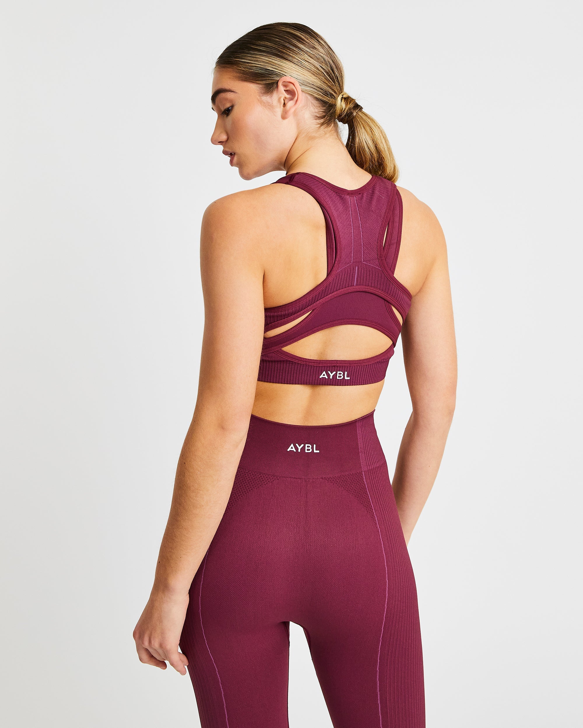 Reflex Seamless Sports Bra - Plum