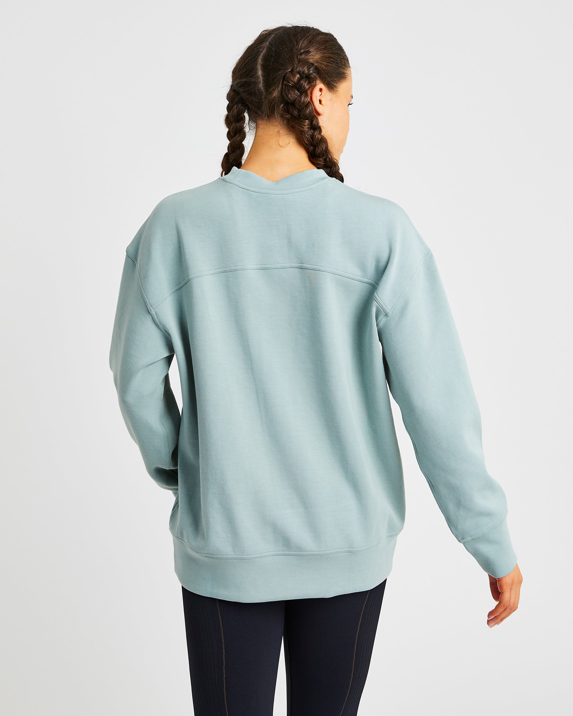 Oversized Jumper - Sage Grün