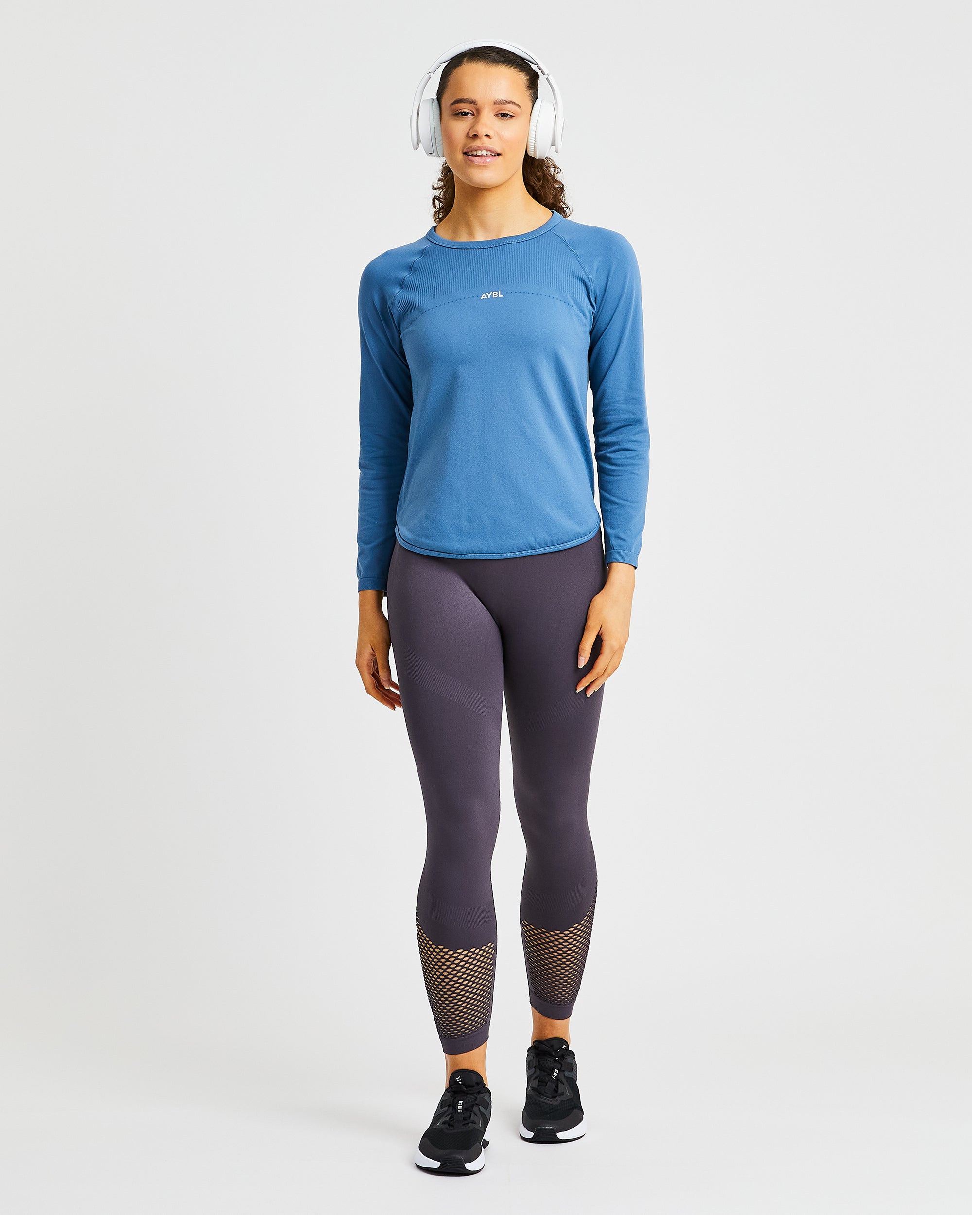 Reform Seamless Long Sleeve T Shirt - Petrol Blau