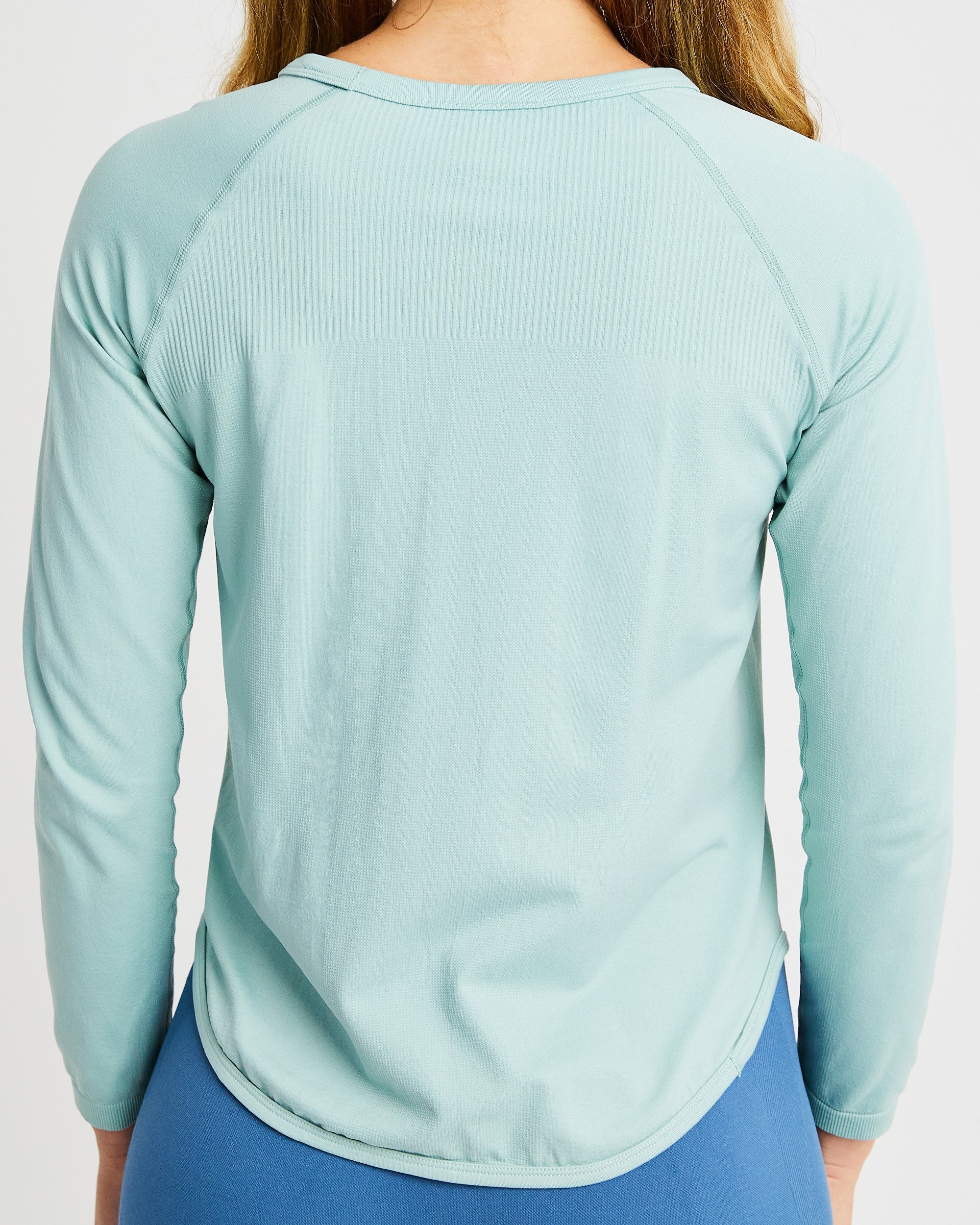 Reform Seamless Long Sleeve T Shirt - Sage Grün