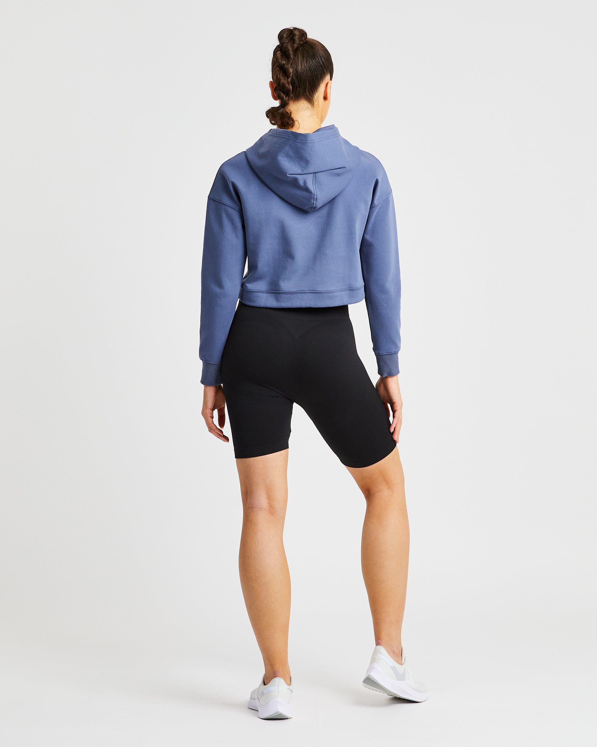 Everyday Drawcord Hoodie - Slate Blau