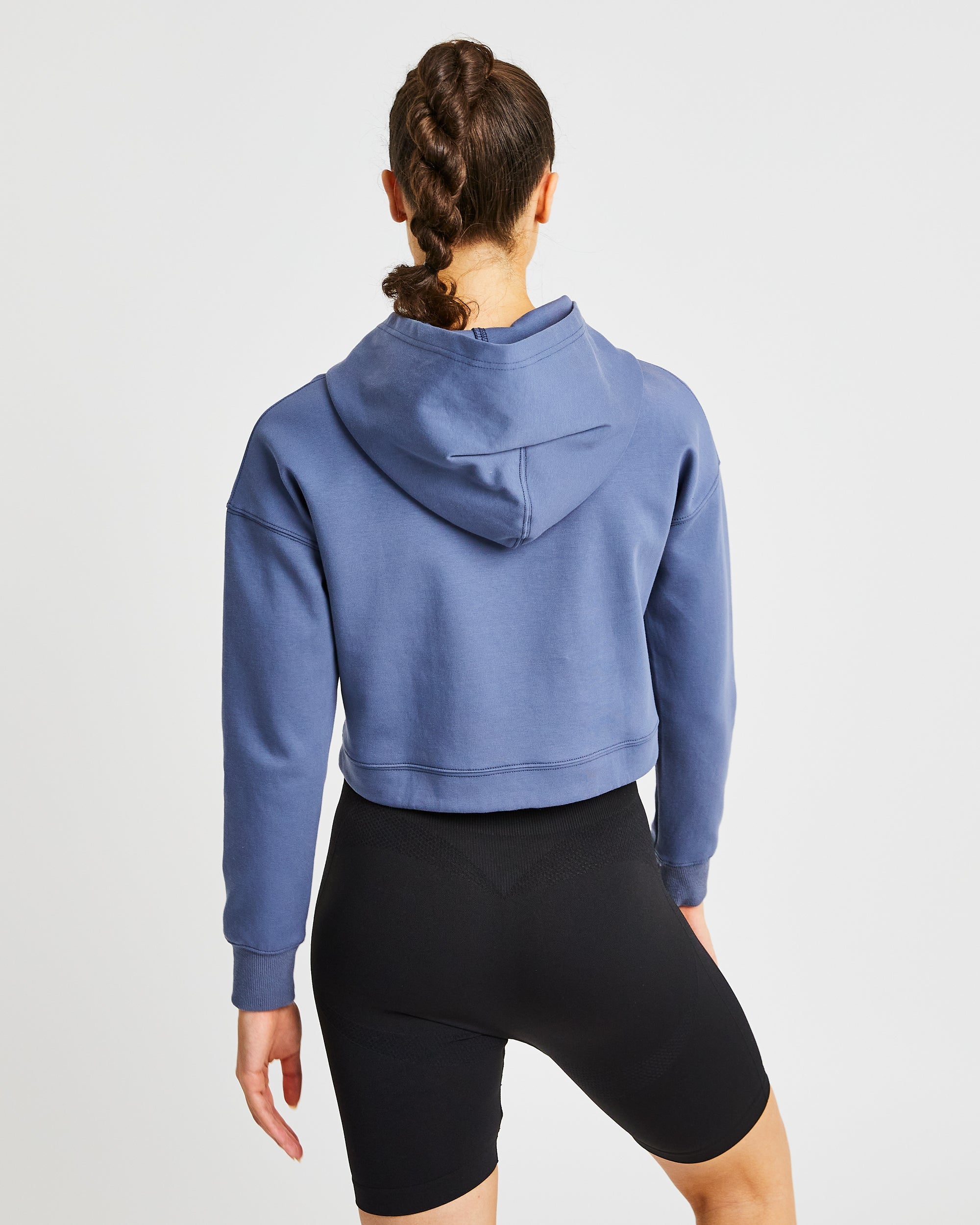 Everyday Drawcord Hoodie - Slate Blau