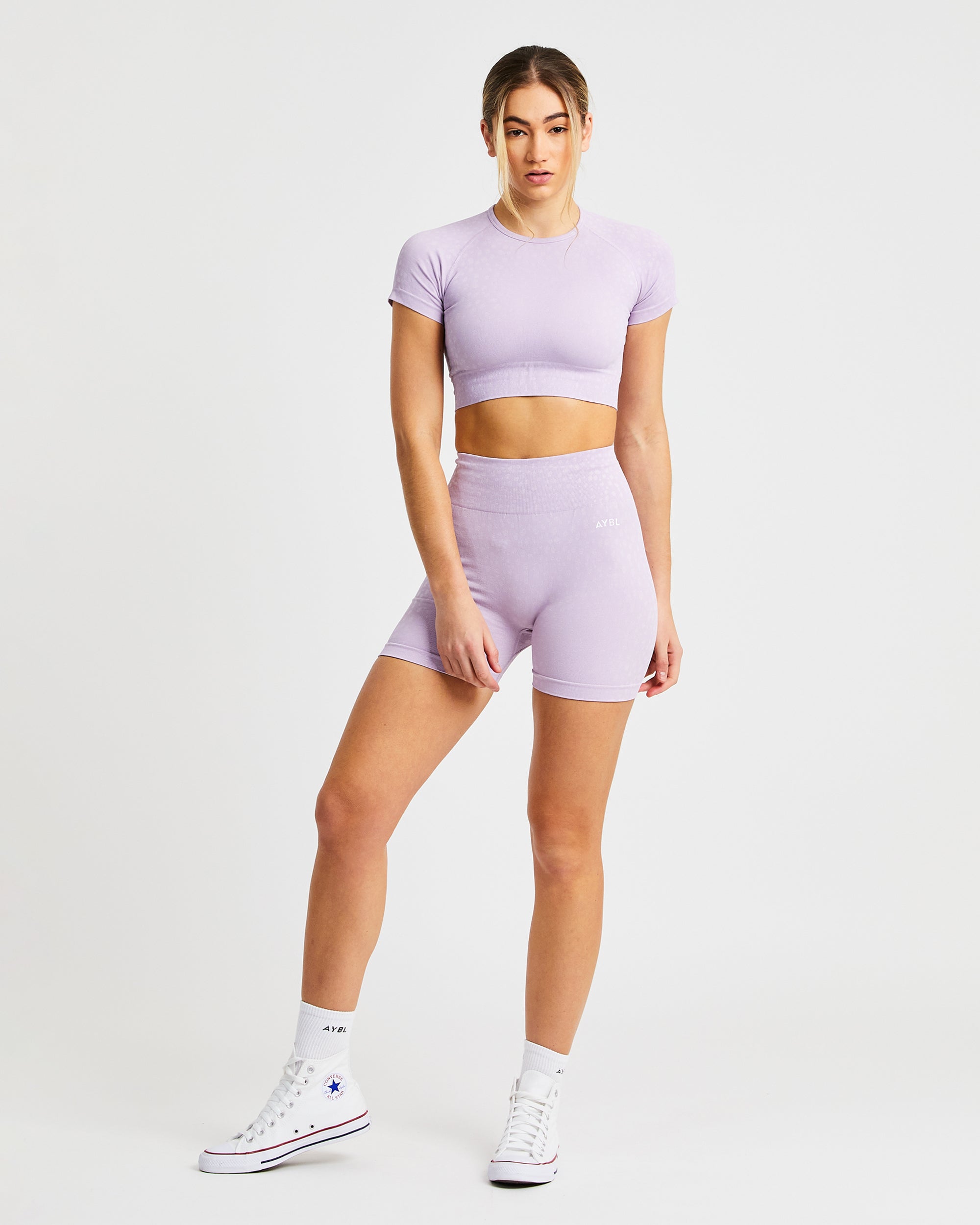 Evolve Speckle Seamless Shorts - Lilac