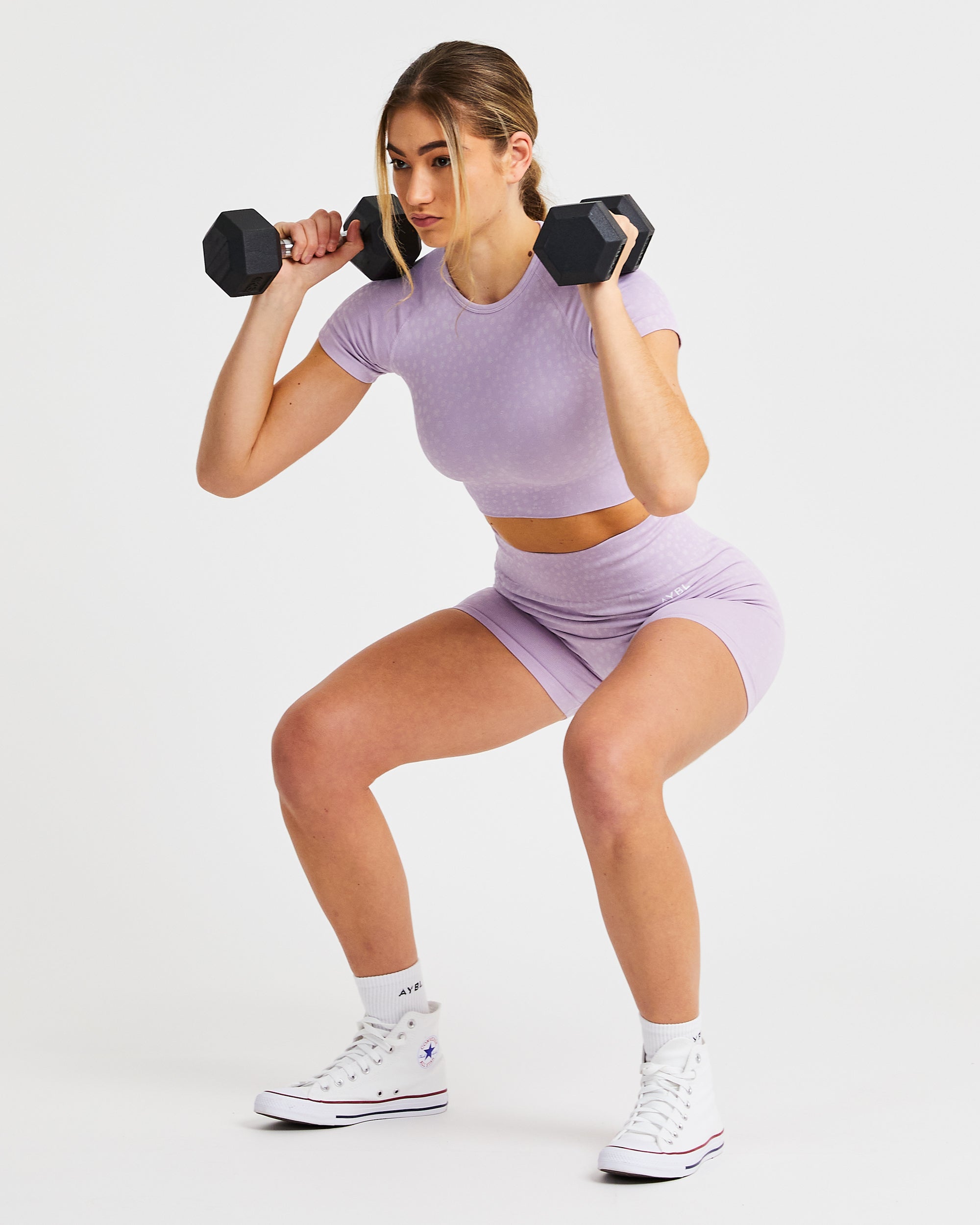 Evolve Speckle Seamless Shorts - Lilac