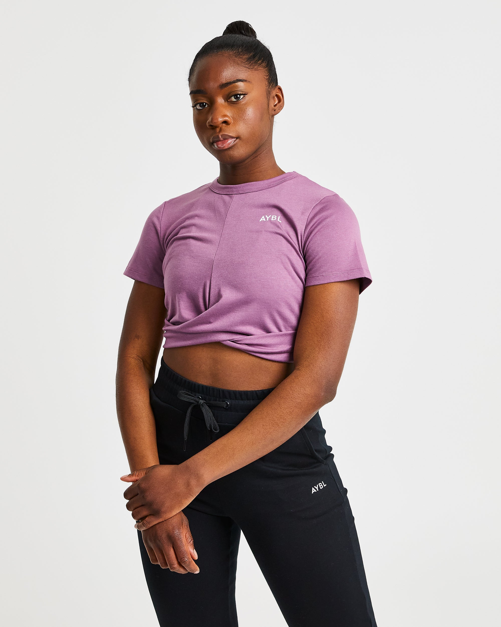 Element Twist Top - Mauve Lila