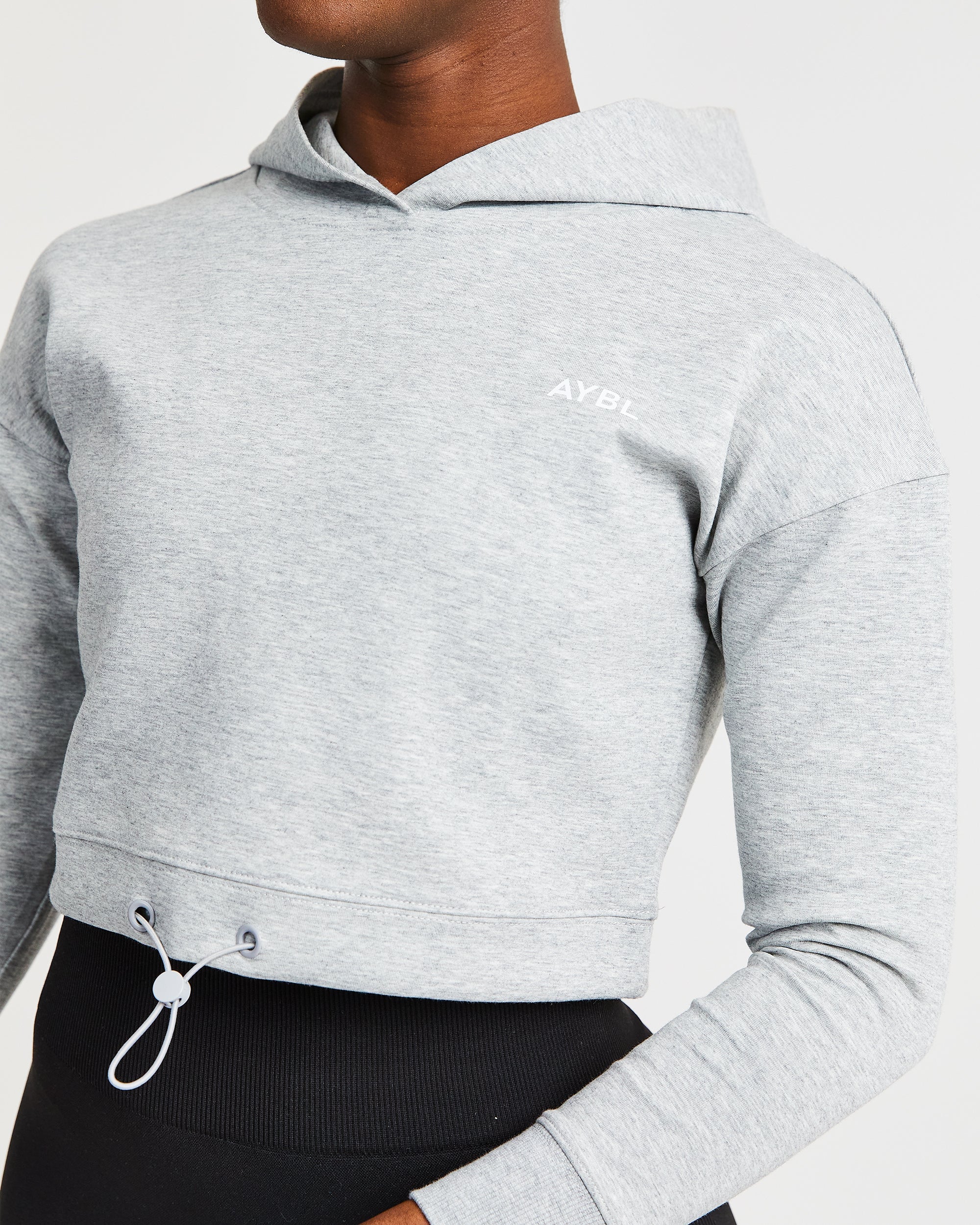 Everyday Drawcord Hoodie - Heather Grau